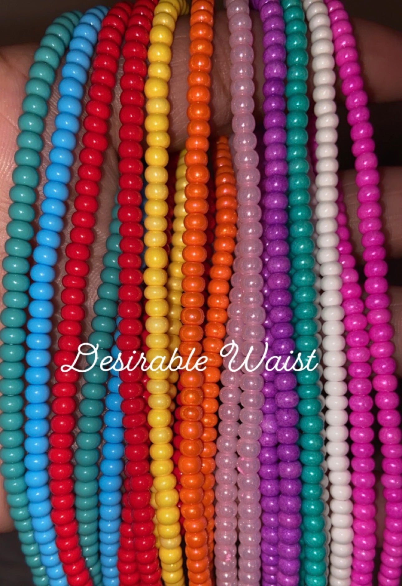 Solid Color Waist Beads