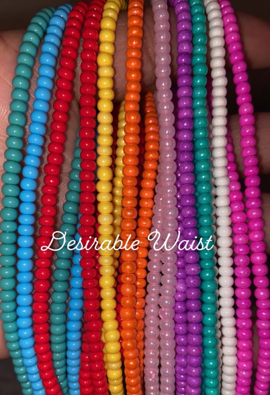 Solid Color Waist Beads
