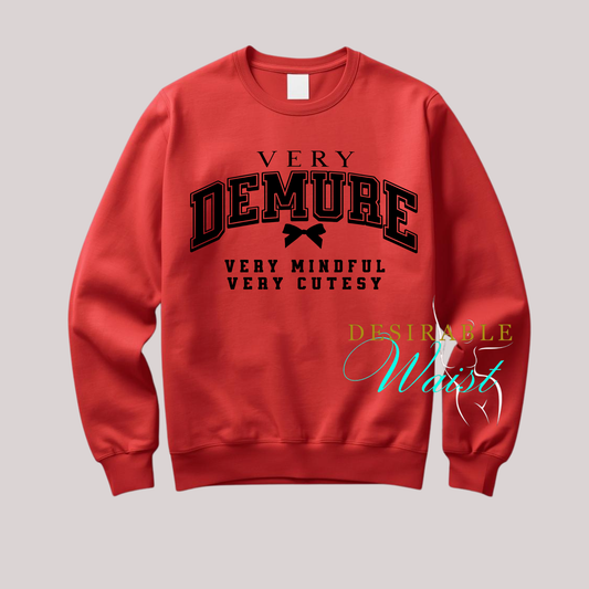 Demure Red